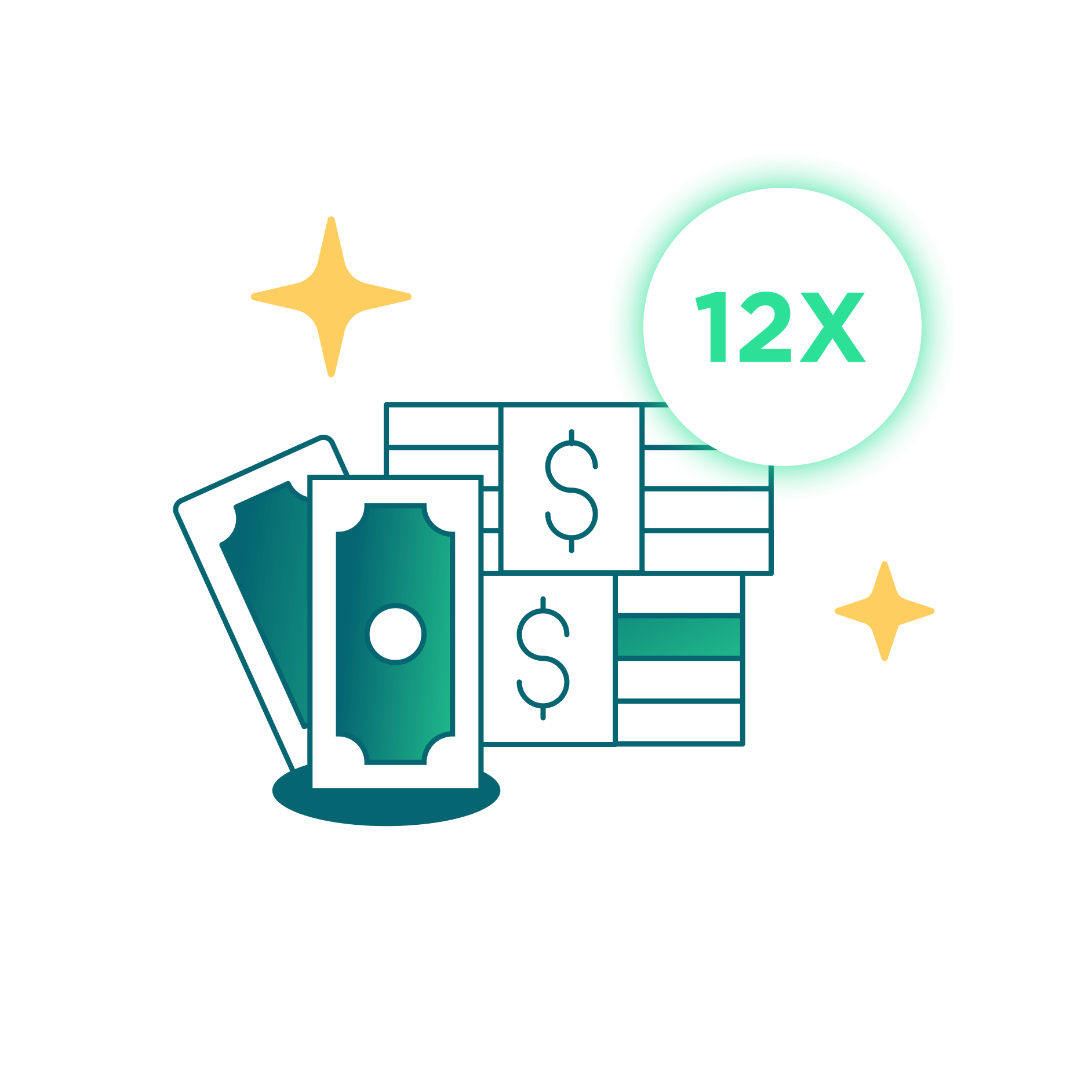 分期貸款計劃-貸款額高達月薪12倍-圖標