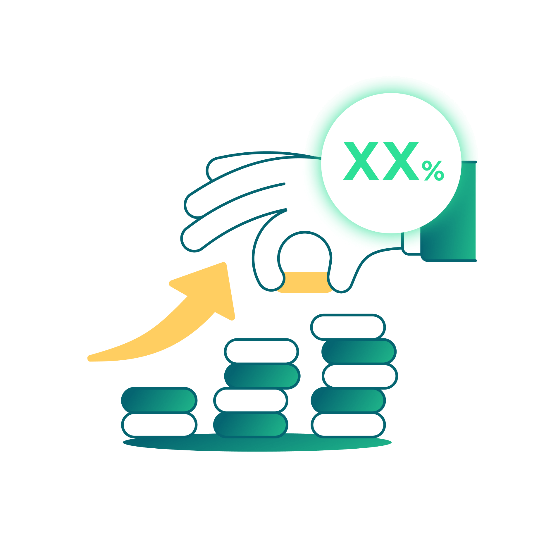 結餘轉戶計劃-節省利息支出高達XX%-圖標